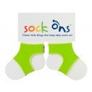 Sock Ons - 6-12 Months in BRIGHT GREEN