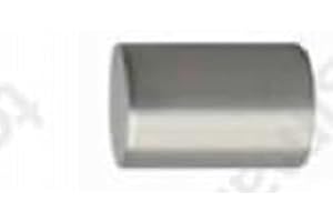 TENDEEVOLUTION Bastone per Tenda, binario per tende - colore cromato o nikel satinato diametro 20mm a strappo, crea il tuo scorritenda su misura! (N°1 TERMINALE CILINDRO, Acciaio Lucido)