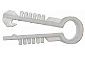 TDTPROFESIONAL Grapa Taco para Cable coaxial de 9mm en Color Blanca GT82BL