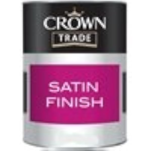Crown Trade 1 Litre Satin Finish White Amazon Co Uk Diy Tools