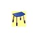 Produktbild Haba 2919 Hocker Puck Birkensperrholz Buche Massiv, 23,5-32 cm, blau