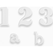 Preisvergleich Produktbild HAUSNUMMERN-ALU- WEISS 150MM421027-2