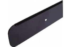 FMK WORKTOP BLACK BULLNOSE END CAP 40mm