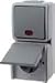 Produktbild Hager AQUATEC Steckdose SCHUKO 2 Elemente Wippschalter