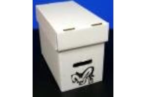 5 Scatole con coperchio, automontanti e in cartone per fumetti formato Comics (W.R. Buste)