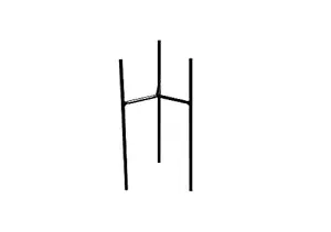 Arte Indiana Heavyduty Powdercoated Iron Pot Stand/Planter Stand for Indoor and Outdoor Use in Home Garden Balcony Living Room Decor, Capacity - 80kg