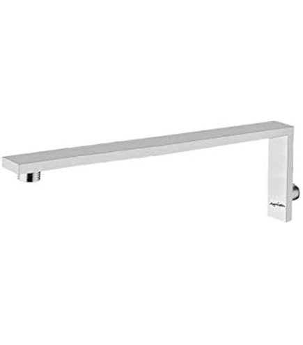 Purelux 4-Inch Ceiling Mount Shower Arm – Stainless Steel With Brushed Nickel Finish, Gasket Flange & Plumber's Tape Included