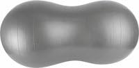 Peanut Exercise Gym Ball 55 CM Silver by WIL