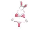 infactory Hasenkostüm: Sexy Bunny-Kostüm mit Ohren & Bommelschwanz, M (Sexy-Hase-Kostüm) - 