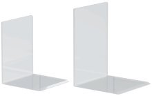 Maul 3513905 Lot de 2 Serre-livres Transparent