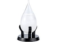 Carlo Milano Modernes FitzRoy-Sturmglas in Tropfenform, 22cm - 6