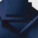Love2Sleep EGYPTIAN COTTON HOTEL QUALITY NAVY BLUE FITTED SHEET - 4FT (SMALL DOUBLE) SIZE