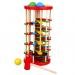 MagiDeal Hot Sale Infant Toy Educational Toy Wooden Multicolour Ball Ladder Toy Knock