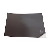 2x Magnetfolie 2 Stück selbstklebend 200x200x0,5 mm Magnet magnetische Folie