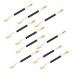 Gleader Lot of 10Pcs Double-ended Disposable Eye Shadow Applicators Lip Brush Beauty Tools