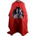 MagiDeal Salon Hair Cutting Cape Hairdressing Gown with Viewing Window - Red