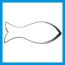 Städter Ausstecher Ausstechform Fisch ca. 4,5 cm Edelstahl 064300p2