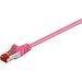 Produktbild Microconnect sstp60025pi 0,25 m CAT6 S/FTP (STP) Rosa – Netzwerk-Kabel (RJ-45, RJ-45, männlich/männlich, CAT6, S/FTP (STP), Rosa)