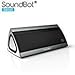Price comparison product image Soundbot SB520 3D HD Bluetooth 4.0 Wireless Speaker For 15 Hours Music Streaming & Hands-Free Calling With Passive Sub Woofer, Built-In Mic, 3.5mm Audio Port (Silver)
