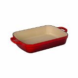 Preisvergleich Produktbild Le Creuset 20184290602422 Auflaufform, rechteckig, 29 cm, Rot