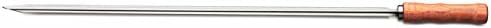 55cm BBQ Skewer in Natural Cherry Wood and Polished Stainless Steel