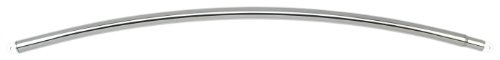 Wenko 19226100 Teleskop-Badewannenstange bogenförmig Chrom, Aluminium, Chrom
