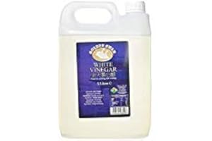 FOODIES ASIA Golden Swan Distilled White Vinegar for Cleaning 5 Litre, All Purpose Disinfectant Cleaner, Dishwasher Cleaning Vinegar, Kitchen Drainer, Glass, Copper, and Pewter Cleaning Vinegar 5 Litre