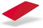 500x FOTODEK (RD76-A) Parade Red Premium Blank PVC Cards with a White Core - 760 Micron, CR80 (85.60 x 53.98mm) Size.