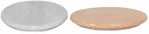 EAKDANT PRODUCT Combo of 2 Marble Chakla Board (Pack of 2)