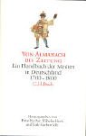 Von Almanach bis Zeitung: Ein Handbuch der Medien in Deutschland 1700-1800