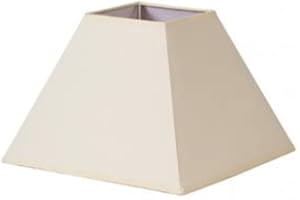 FABRILAMP Pantalla Piramide Mezzo E27 Beis 40dx18dx28h Tejido Popelin