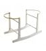 DELUXE WHITE ROCKING MOSES BASKET STAND - FITS ALL MOSES BASKETS