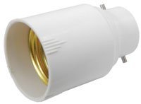 HDIUK - hdi-st-b-es lámpara Titular Convertidor bayoneta Push en a rosca Edison, convertir Push en proyección soporte a tornillo en bombilla