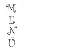 Preisvergleich Produktbild Stempel "Menü" A3003