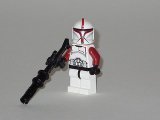 LEGO� Star Wars Minifigure Red Clone Trooper Captain from Republic Gunship (75021) - LEGO
