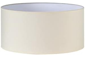 FABRILAMP Pantalla Cilindrica Dori M10 beige 50Dx50dx25h Cm Tejido Popelin