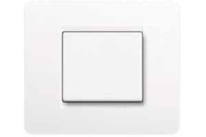 Bticino matix - Placa 2 módulos matix blanco