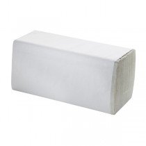 Unbekannt Pliable Serviette 2 couches 25 x 23 cm blanc naturel H3 pliage en ZZ 3200 pièces