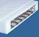 Cot Mattress - Sprung Deluxe Spring Interior - 120cm x 60cm