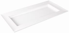 Rectangular Dover Tray Colour: White. 375(H)x 187(W)x 30(D)mm