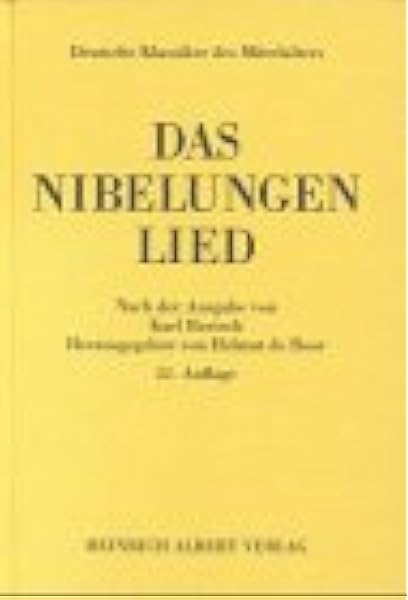 Das Niebelungen Lied Amazon De Bucher