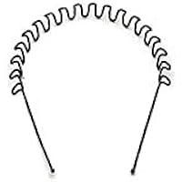 PP Hairband Metal Zig zag Wave Hairband for Unisex