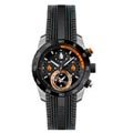 Hugo Boss Black Mens Black Rubber Chronograph Date Watch 1512662
