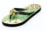 Miss Trish Leopard Diamante Womens Flip Flops (5 UK, Black )