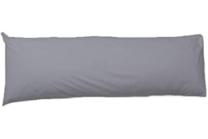 HAANI Ridas Bolster Pillowcases 100% Polycotton Blend product 3 Feet (36"), Grey