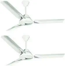 Crompton Flyleaf High Speed Decorative Ceiling Fan - 1200 mm (Silver White)