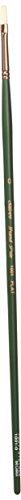 Silver Brush 1001-0 Grand Prix Flat Long Handle, Hog Bristle, Dark Green, 29x1x1 cm