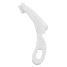 Emily Pets Soft Cleaning Toothbrush for Oral care of Dental teeth whitening Plastic Finger brush Toothbrush for Dogs & cat (White)