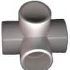 2 4-way Tee PVC Fitting Connector by Circo Innovations