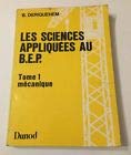 Les sciences appliquées au BEP